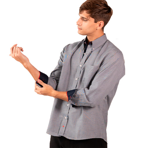 CAMISA MAG CORNELL CABALLERO MANGA LARGA - Vista 2